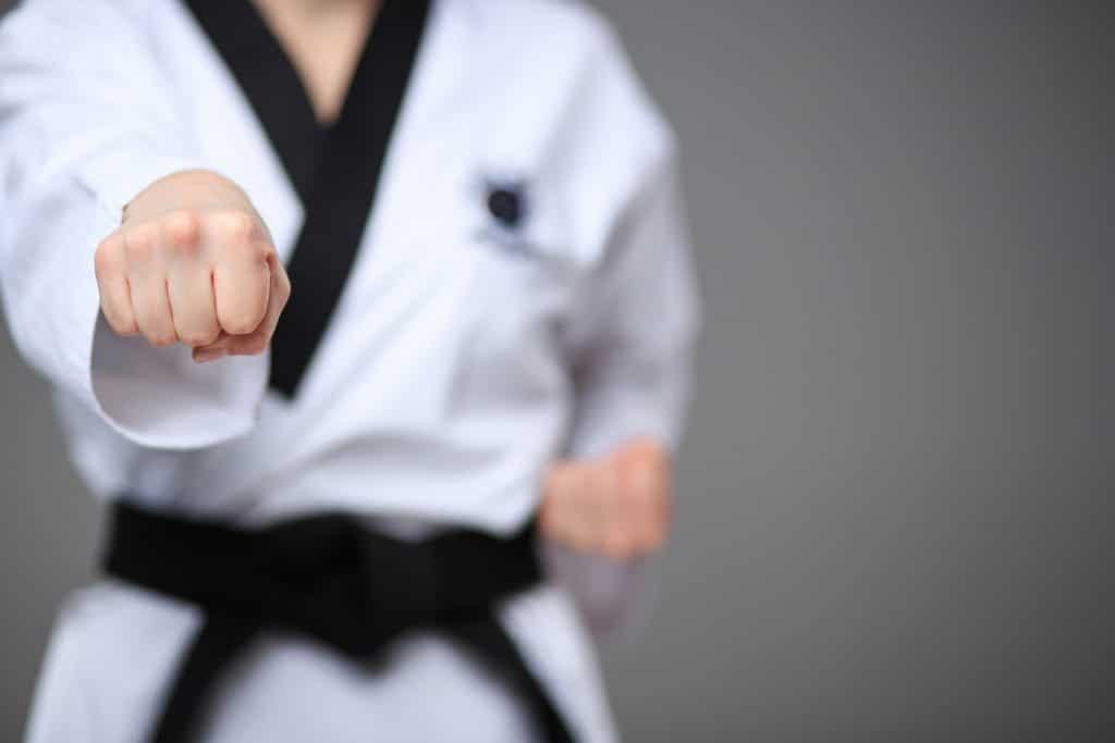 Erwachsenen Taekwondo Selbstverteidigung